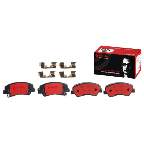 Premium NAO Ceramic OE Equivalent Front Brake Pad Set | BBBP18025N