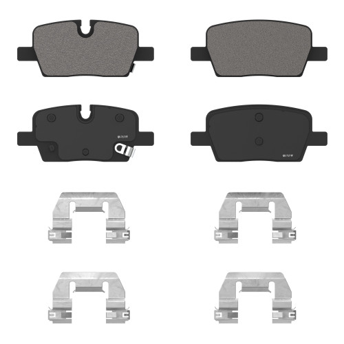 QuickStop Rear Disc Brake Pad Set Ceramic | WAGZD2303
