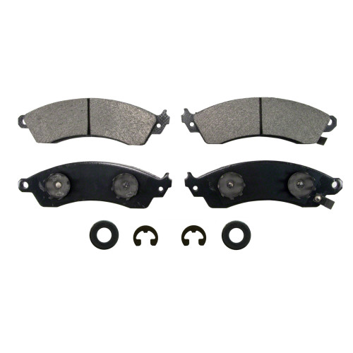 QuickStop Front Disc Brake Pad Set Semi-Metallic | WAGZX412