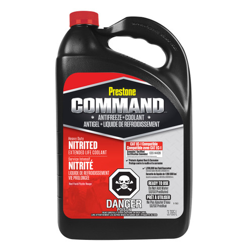 Command Nitrited ELC Antifreeze+Coolant, Red N OAT, 1 Gal - RTU 50/50 | 56774055