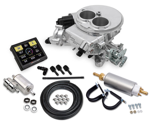 Holley Sniper 2 Barrel Fuel Injection Conversion - Self-Tuning Master Kit + Handheld Display | SNI550-849K