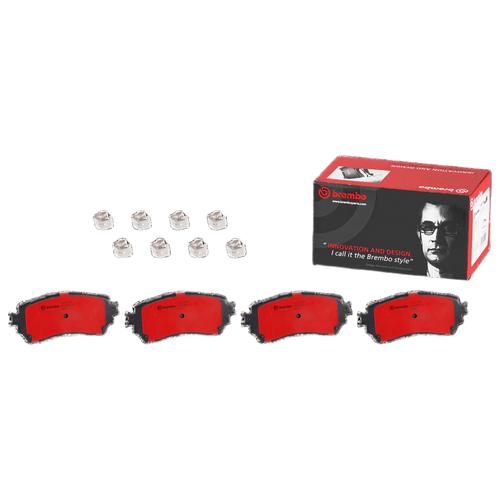 Premium NAO Ceramic OE Equivalent Front Brake Pad Set | BBBP49048N