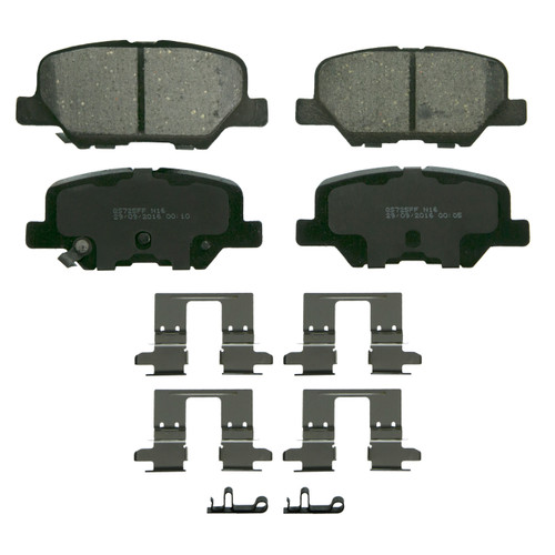 QuickStop Rear Disc Brake Pad Set Ceramic | WAGZD1679