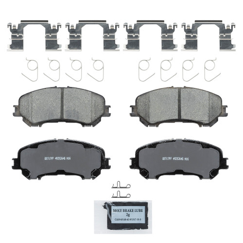 QuickStop Front Disc Brake Pad Set Ceramic | WAGZD1737