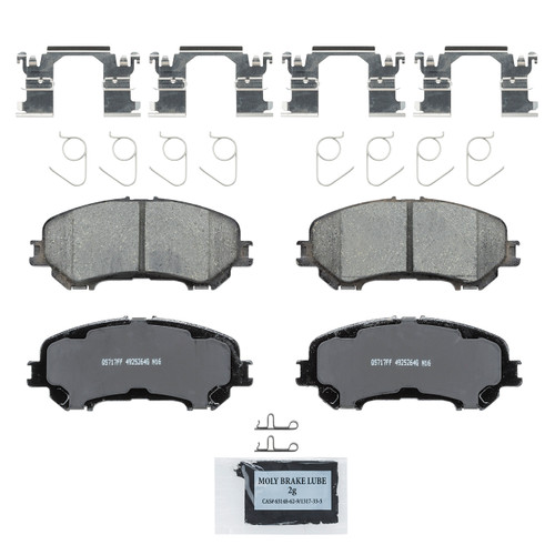 QuickStop Front Disc Brake Pad Set Ceramic | WAGZD1737