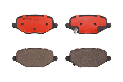 Premium NAO Ceramic OE Equivalent Rear Disc Brake Pad Set | BBBP18029N