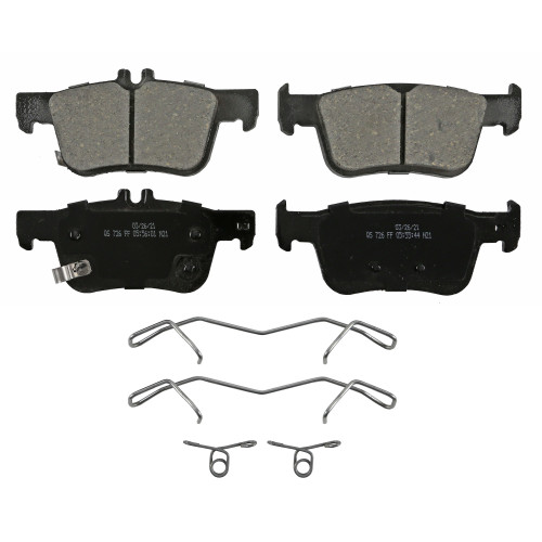 QuickStop Rear Disc Brake Pad Set Ceramic | WAGZD2102