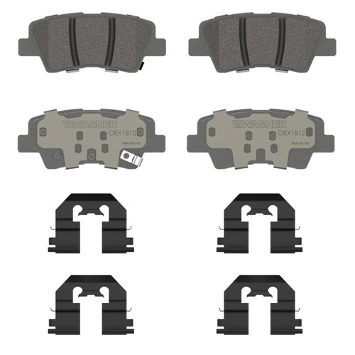 OEX Rear Disc Brake Pad Set Premium Ceramic | WAGOEX1812