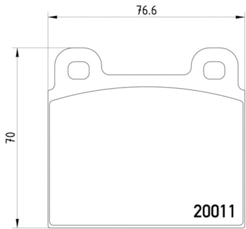 Disc Brake Pad Set | PGD355 017 451