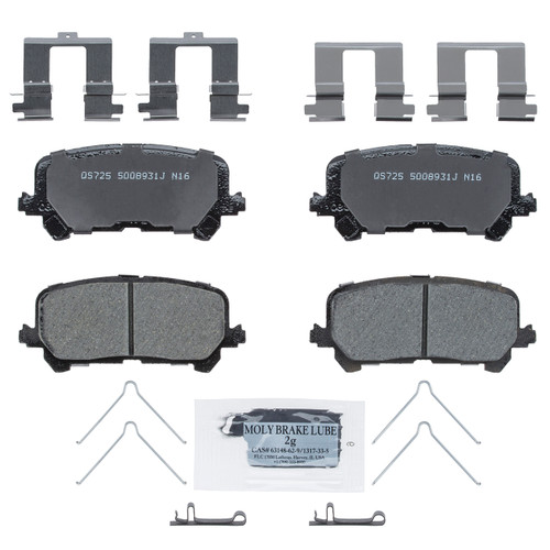QuickStop Rear Disc Brake Pad Set Ceramic | WAGZD1724