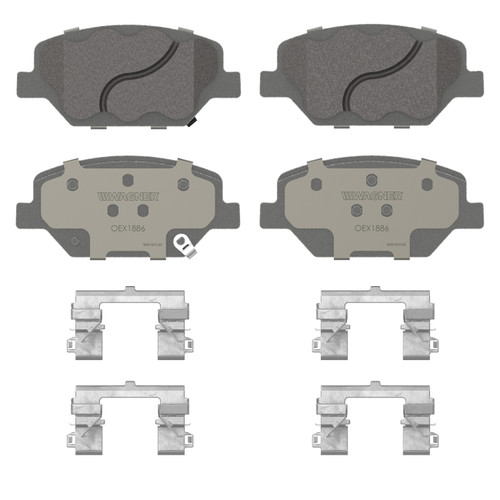 OEX Front Disc Brake Pad Set Premium Ceramic | WAGOEX1886