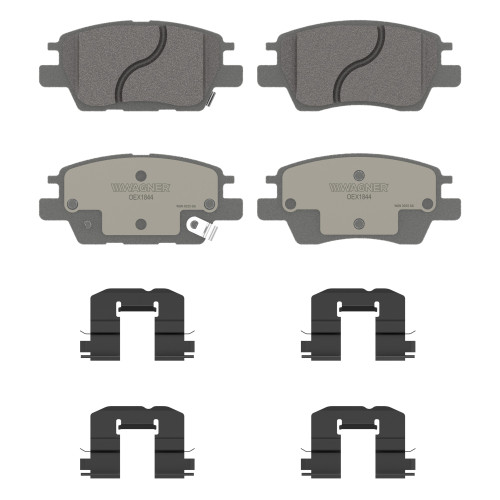 OEX Front Disc Brake Pad Set Premium Ceramic | WAGOEX1844