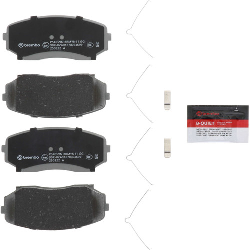 Premium NAO Ceramic OE Equivalent Front Brake Pad Set | BBBP54059N