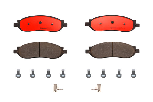 Premium NAO Ceramic OE Equivalent Rear Disc Brake Pad Set | BBBP24118N