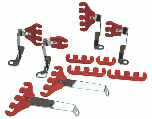 Wire Loom Kit (Red, Small Block Ford, 7-9mm) | MOR72131