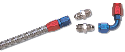 Fuel Pump To Carb Hose Kit For GM w/ Quadrajet, 1974 & Later -2.5 Foot Length | RUS641020