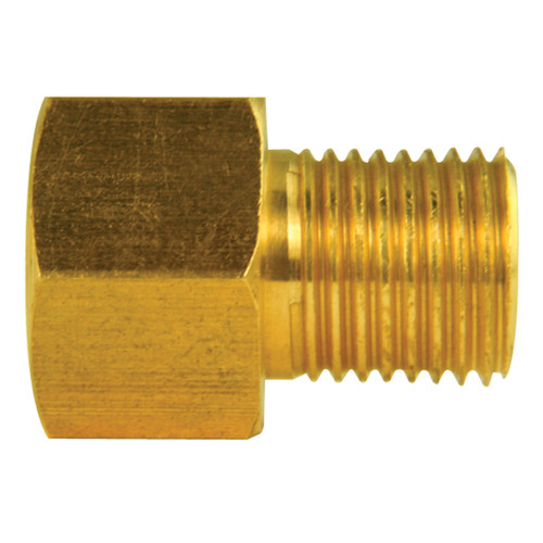 Brass Adapter, Female(7/16-24 Inverted), Male(1/2-20 Inverted) | AGSBLF-19