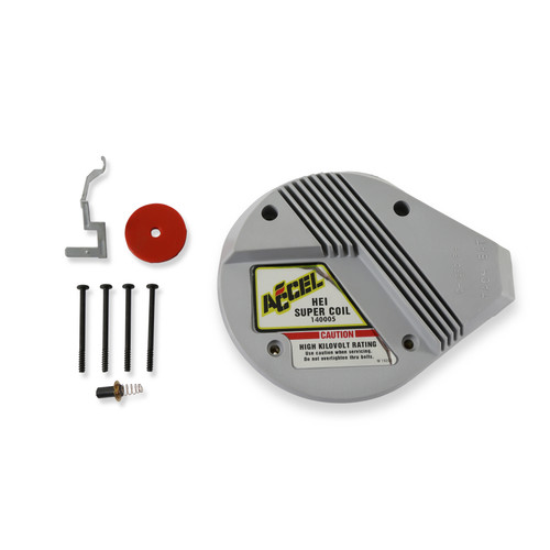 SuperCoil Ignition Coil, HEI in Cap, 73-97' - Red/White | ACC140005