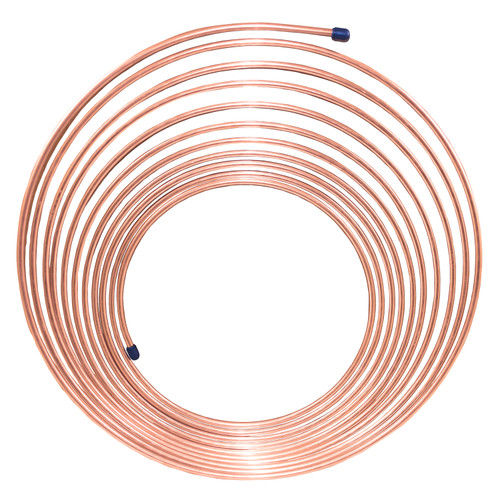 NiCopp Nickel/Copper Brake Line Tubing Coil, 3/16in - 25ft | AGSCNC-325