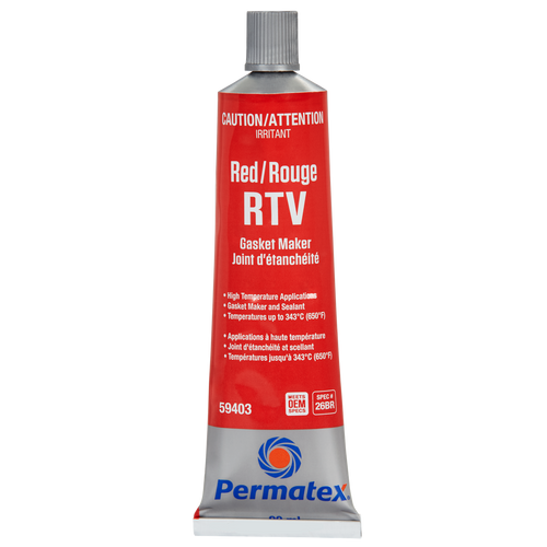 Red High Temperature RTV Gasket Maker 26BR - 80mL | PER59403