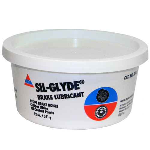 Sil-Glyde Silicone Brake Lubricant, Tub, 12 oz | AGSBK-12