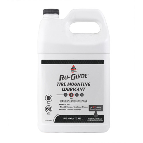 Ru-Glyde Tire Mounting and Rubber Lubricant, Bottle, 1 gal | AGSRG-18