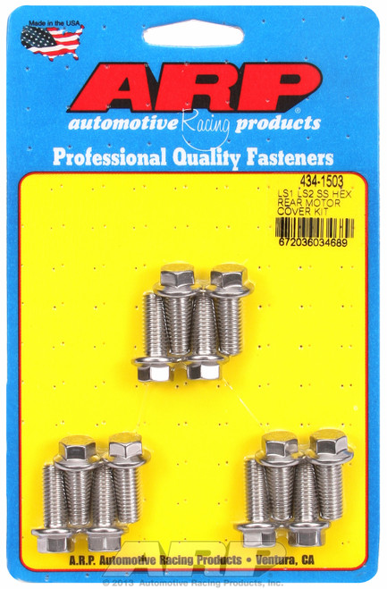 Stainless Steel hex rear motor cover bolt kit | 913434-1503