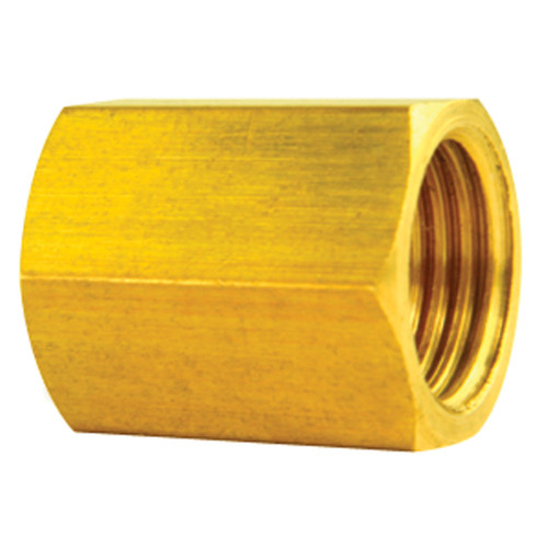 Brass Brake Line Union, 5/16 (1/2-20 Inverted) | AGSBLU-5