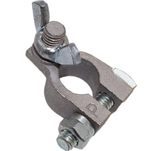 3/8" Positive Lead Plated Brass Marine Battery Terminal | 113889P-11