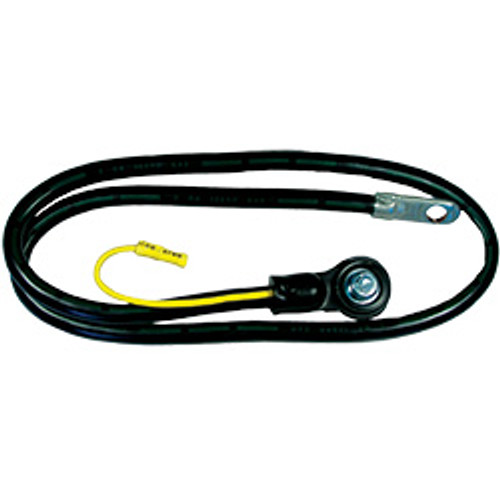 2 AWG 25" Black Side Post Battery Cables with Lead | 1136151-11