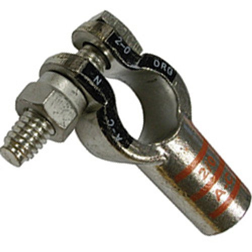 2/0 AWG Negative Straight Barrel Battery Terminal | 1135211-11