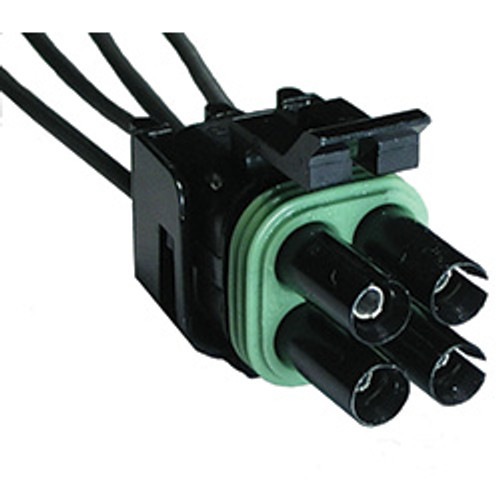 18 AWG 4 Cavity Square Tower Weather Pack Pigtail | 1135694-11