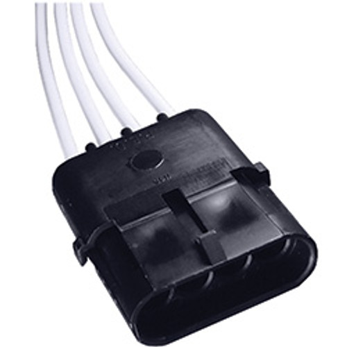 14 AWG 4 Cavity Shroud Weather Pack Pigtail | 1135688-11