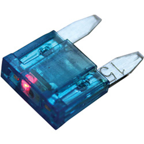 2 PCS 15A MINI Blade Fuse with LED | 1139915-12