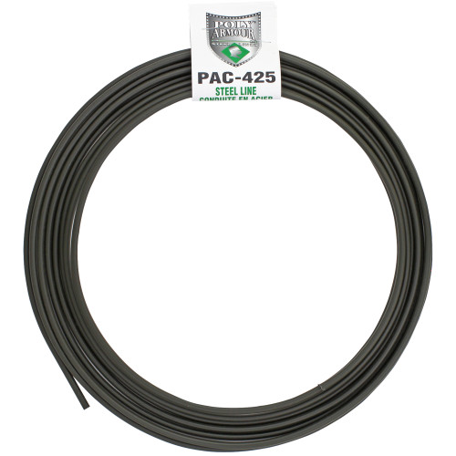 Poly-Armour PVF Steel Brake Line Tubing Coil, 1/4" - 25ft | AGSPAC-425