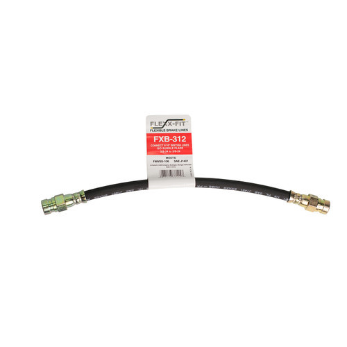 British Flexible Brake Line 3/16 x 12" | AGSFXB-312