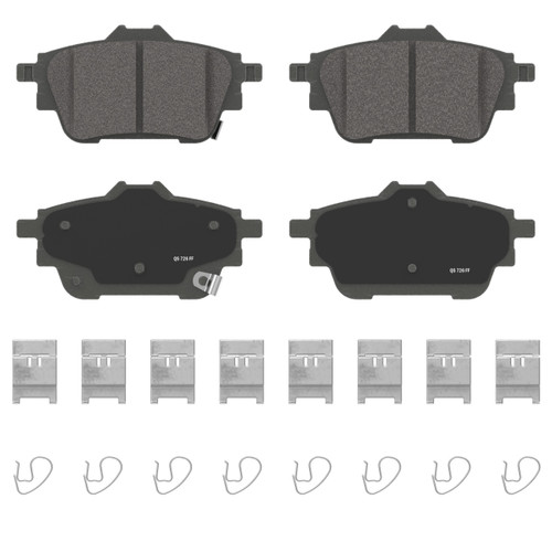 QuickStop Rear Disc Brake Pad Set Ceramic | WAGZD2306