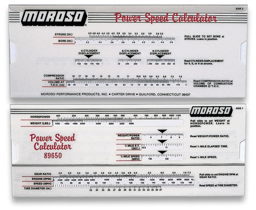 Power-Speed Calculator | MOR89650