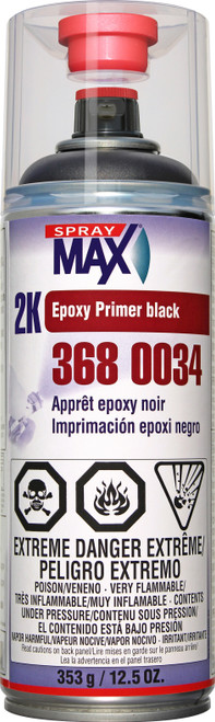 2K Epoxy Primer, Black - 340g | SMX3680034