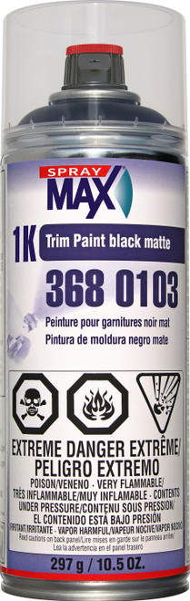 1K Trim Paint, Black Matte - 297g | SMX3680103