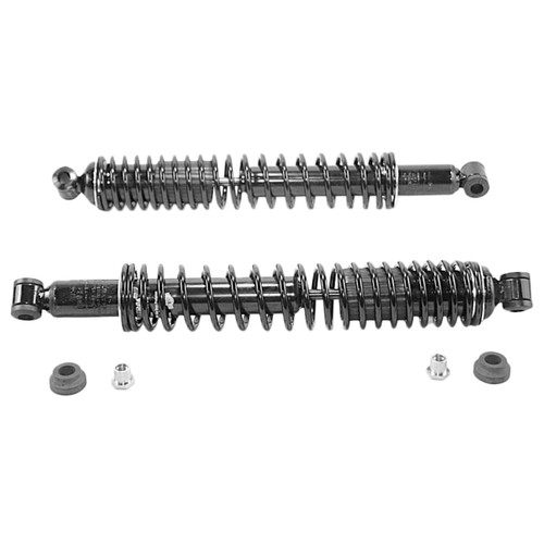 Load Adjusting Rear Suspension Shock Absorber and Coil Spring Assembly Pack of 2 | MON58496