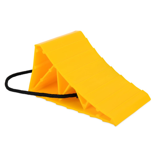 Wheel Chock with Rope, Yellow  | 49C44472