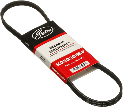 Stretch Fit Micro-V Serpentine Drive Belt | GATK030308SF
