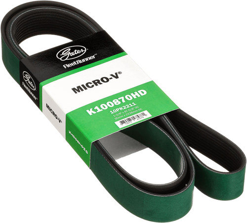 FleetRunner Heavy-Duty Micro-V Serpentine Drive Belt | GATK100870HD
