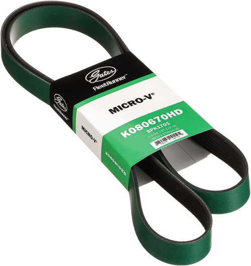 FleetRunner Heavy-Duty Micro-V Serpentine Drive Belt | GATK080670HD