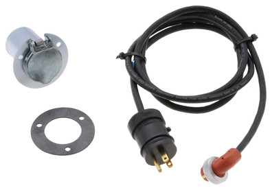 Pwr cord, 6' (1.8m), 120V 15A, Wthrprf w/Zinc plt, round 3 hole flng receptacle | 5258602891