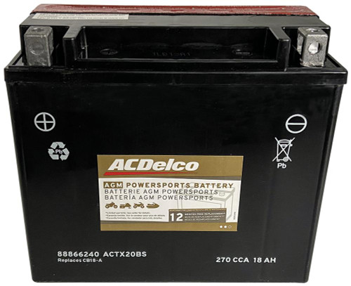 Battery, BCI Group 20-BS, CCA 270 | ACDACTX20BS
