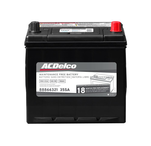 Battery, BCI Group 35, 18 Month Warranty, CCA 550 | ACD35SA