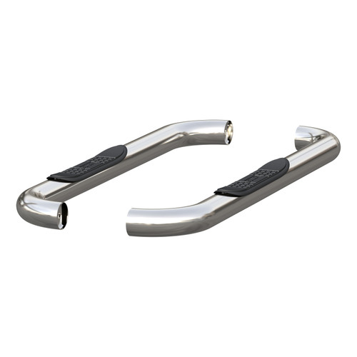 3" Round Polished Stainless Side Bars, Select Dodge, Ram 1500, 2500, 3500 | AOR205039-2