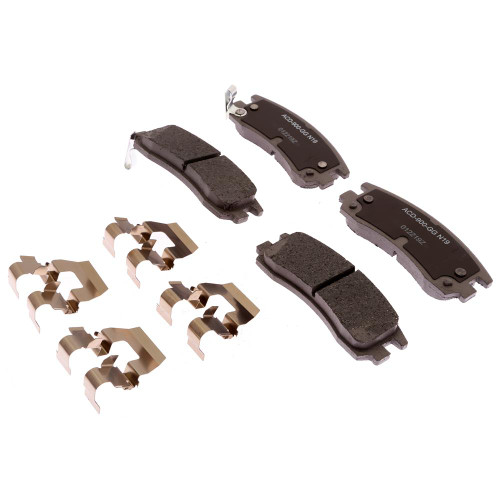 Silver (Advantage) Ceramic Rear Brake Pad Set | ACD14D698CHF1